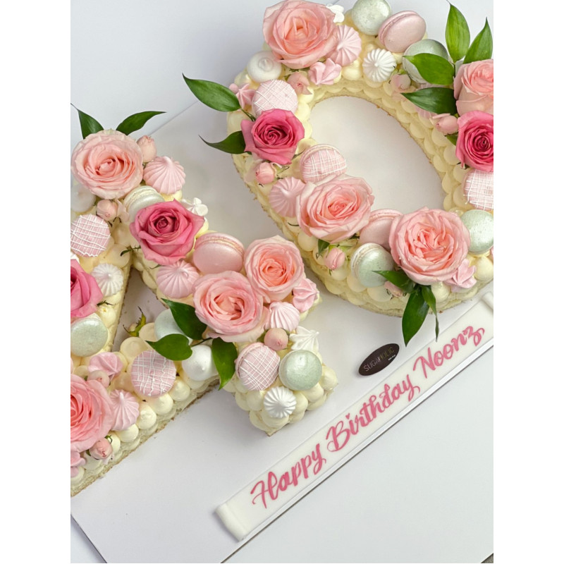 Monogram Cake Custom Cakes For Women Sugaholic Dubai