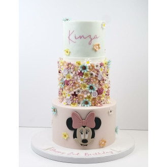 Minnie Mouse Two Tier Cake