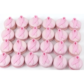 Breast Cancer Light Pink Macaroons