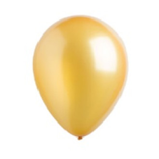 Gold Pearlized Latex Balloon 
