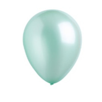 Mint Green Pearlized Latex Balloons