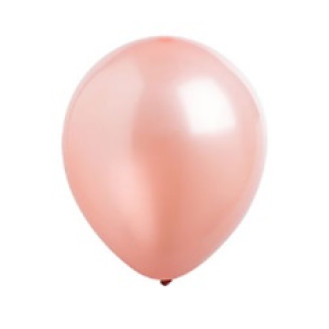 Rose Gold Pearlized Latex Balloons
