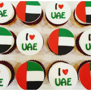 I Love UAE National Day Cupcakes