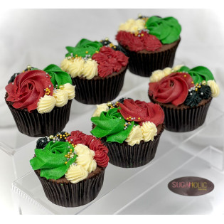 UAE National Day Buttercream Regular Cupcakes UAE National Day Buttercream Regular Cupcakes