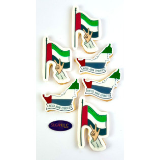 UAE National Day Edible Print Cookies (Per Piece)