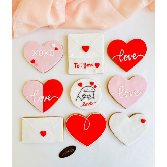 Fancy Valentines Cookie ( per piece )