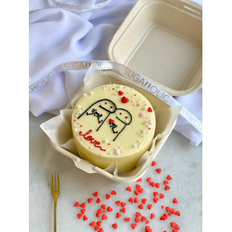 Forever InLove Round Bento Cake