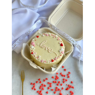 LOVE  Round Bento Cake