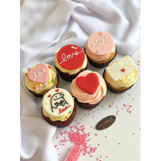 Te Amo Valentine Cupcake (per piece)