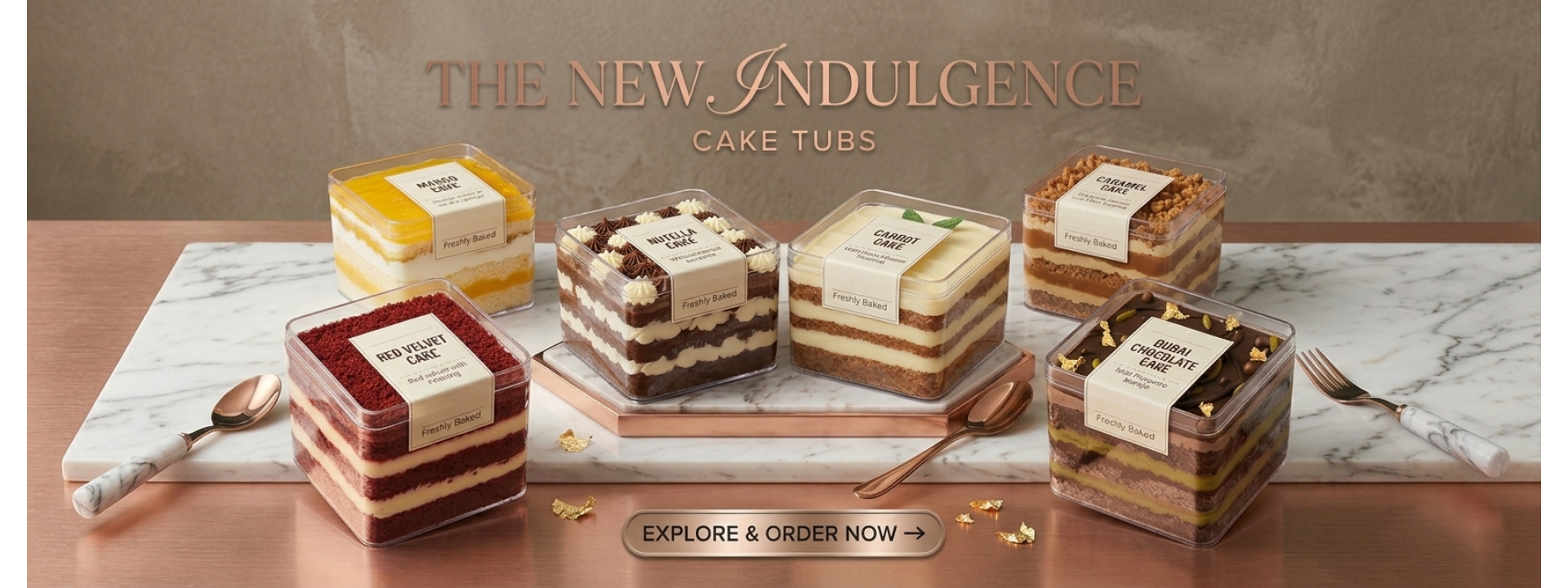 Dubai Cake Tubs | Desserts Delivery | Best Cake in Dubai