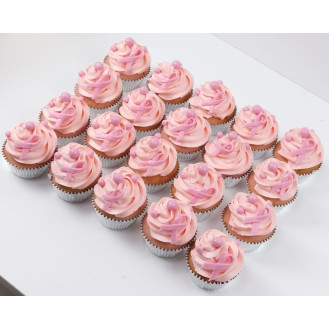 Breast Cancer Cupcakes ( Silver Wrapper - per piece )