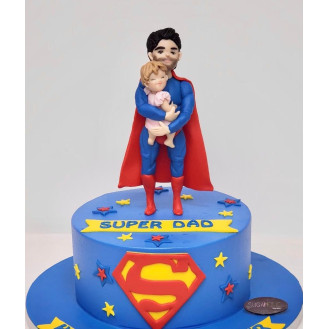Super Dad 3D Cake 