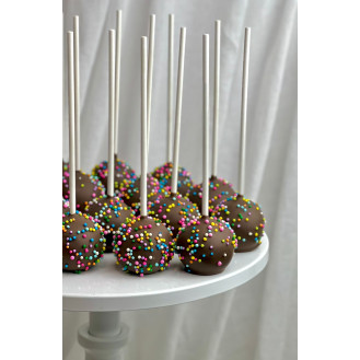 Brown Cakepops with Round Sprinkles ( Per piece)