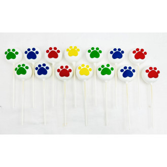 Colorful Paws  Cakepops ( Per piece)