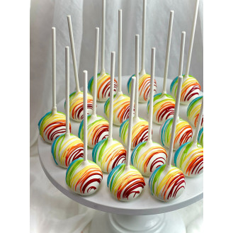 Colorful Rainbow Cakepops ( Per piece)