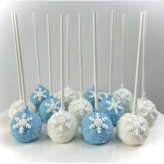 Snowflakes Cakepops ( Per piece)