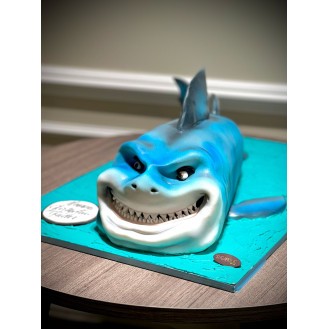 3d Blue Shark Cake 3d Blue Shark Cake