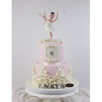 Ballerina Pink 3d Cake