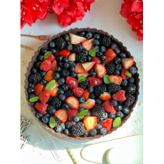 Mixed Berries  Vegan and Gluten Free Tart