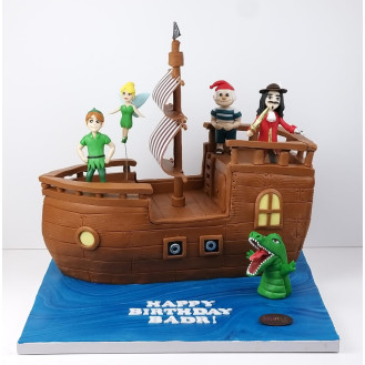 Pirates 3d Boat Cake