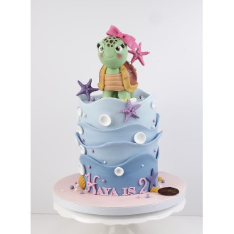 Turtle Fondant Cake