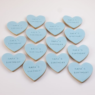 Heart-shaped Dedication Cookies ( per piece)