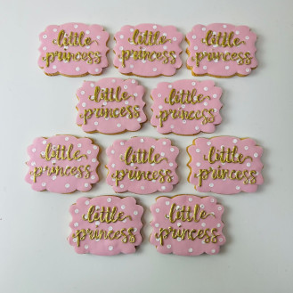 Little Princesses Plaque Cookies ( per piece)