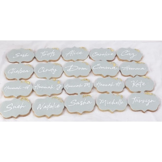 Name Plaque Cookies ( per piece)