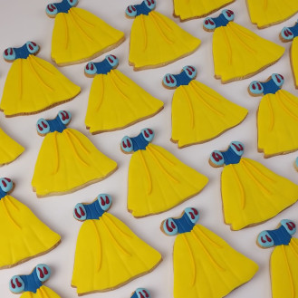 Snow White Dress Shaped Cookies (per piece)
