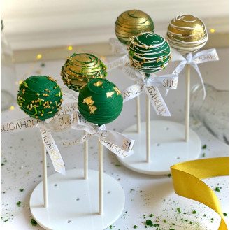 Gold and Emerald Green Ramadan Cakepops  (Per Piece)