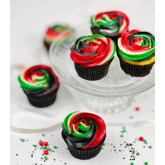 UAE National Day Rosette Cupcake