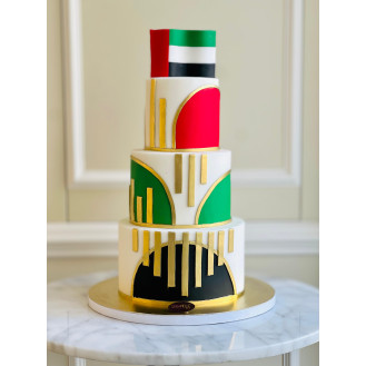 UAE National Day 3 Layer Cake