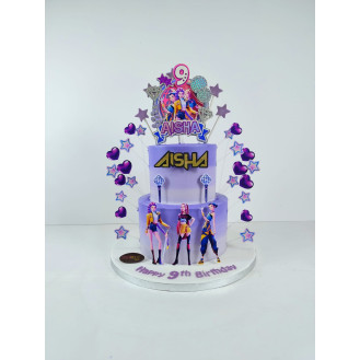 KPOP Demon Hunter Cake 01