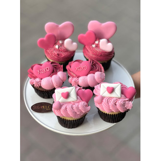 Luxe Valentines Cupcakes ( per piece)