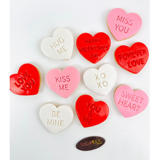 Valentines Mini Cookies  (per piece)