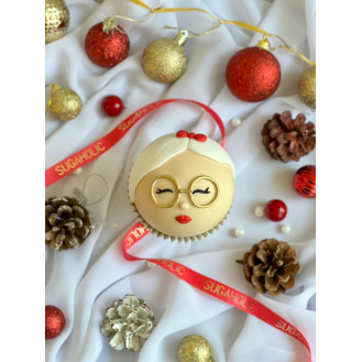 Christmas Choco Bomb- Mrs. Claus Face