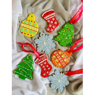 Christmas Cookie Tree Ornament ( per piece )