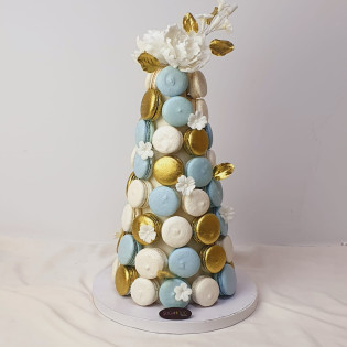 Baby Shower Macaroon Tower 