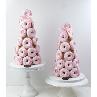 Breast Cancer Donut Tower ( Per Tower)