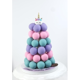Unicorn Colored Cakepop Tower 