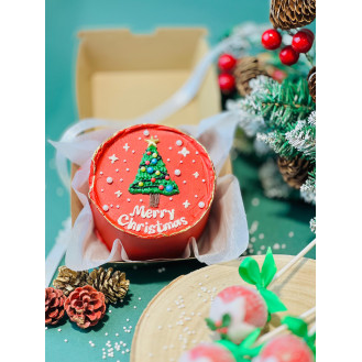 Christmas Tree Bento Cake