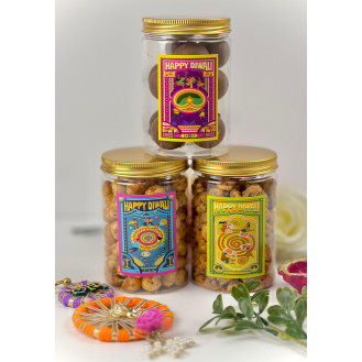 Dilwali Jars (3 pieces)