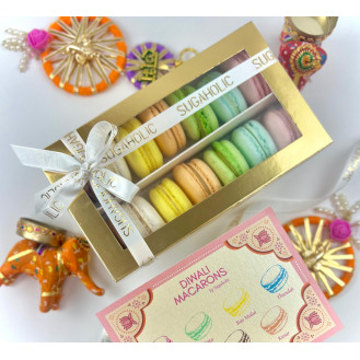 Diwali Desi Flavor Macarons 