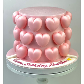 Heart Fondant Cake