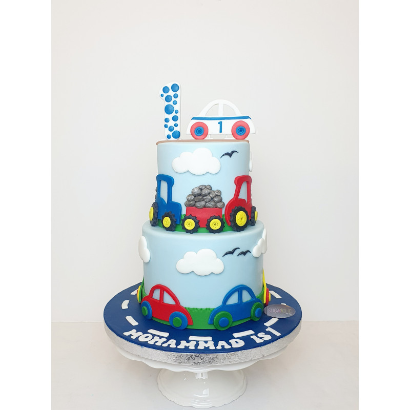 Father's Day 2D Drawing Cake | Online Cake Delivery KL/PJ Malaysia