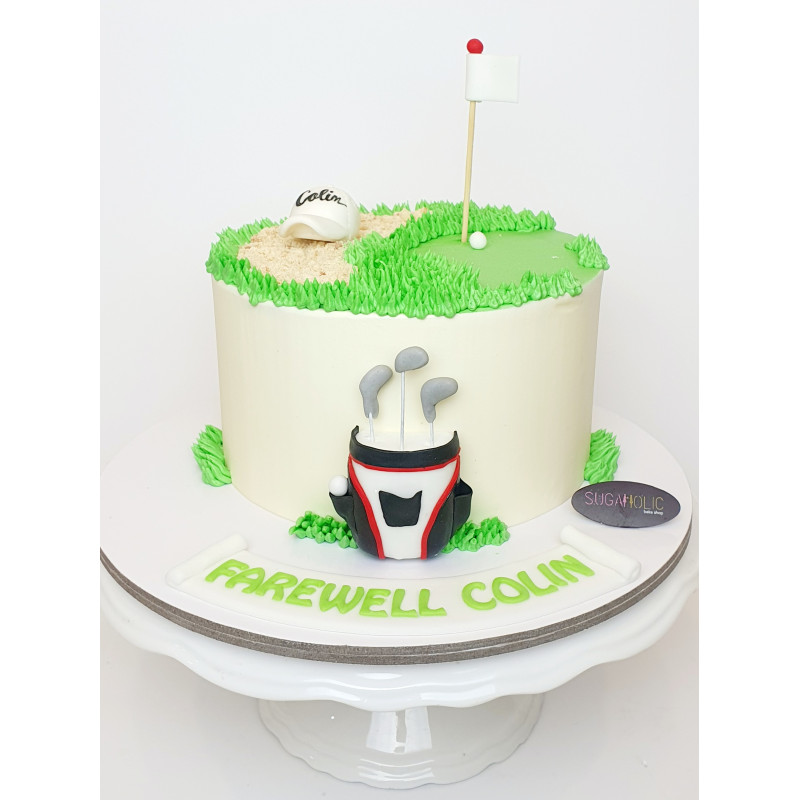 Isabella's Patisserie - Golf Themed Buttercream Cake for Bert's 76th  Birthday | Facebook