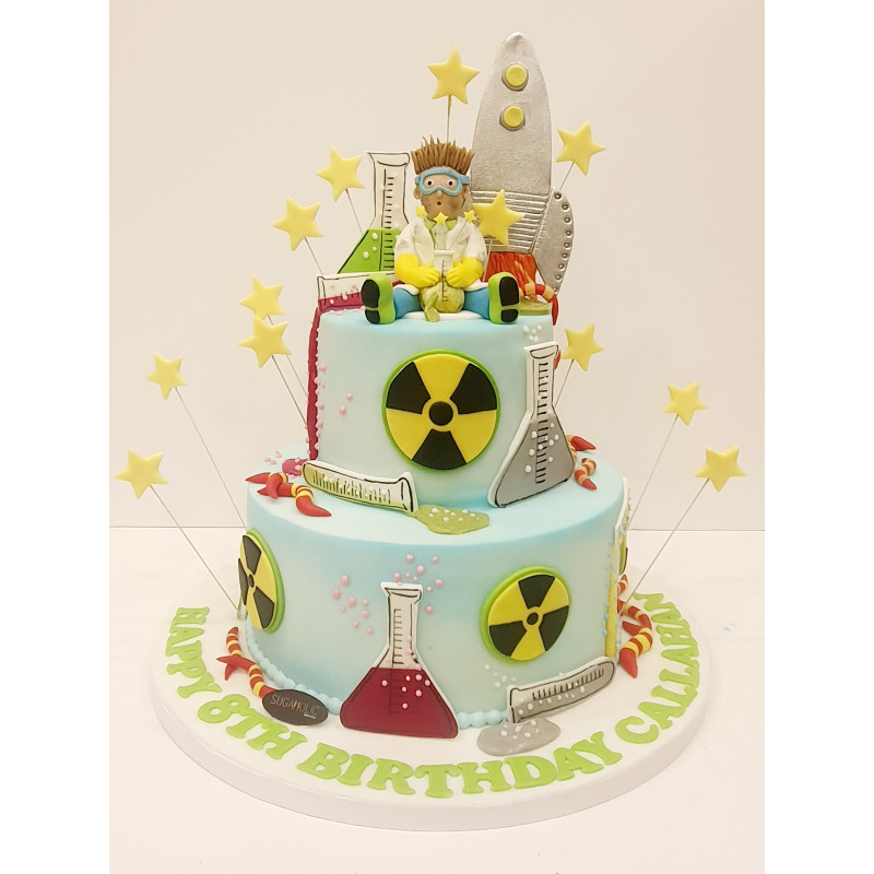 Science Happy Birthday Cake Topper, Glitter Congrats Mad Science Chemistry  Theme Party Decorations Supplies for Kids Boys & Girls : Amazon.in: Toys &  Games