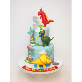 Dinosaur Cake 02