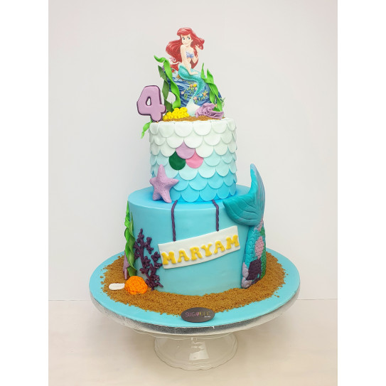 Mermaid Disney Ariel Cake| Cakes for Girls | Custom Sugaholic Cake