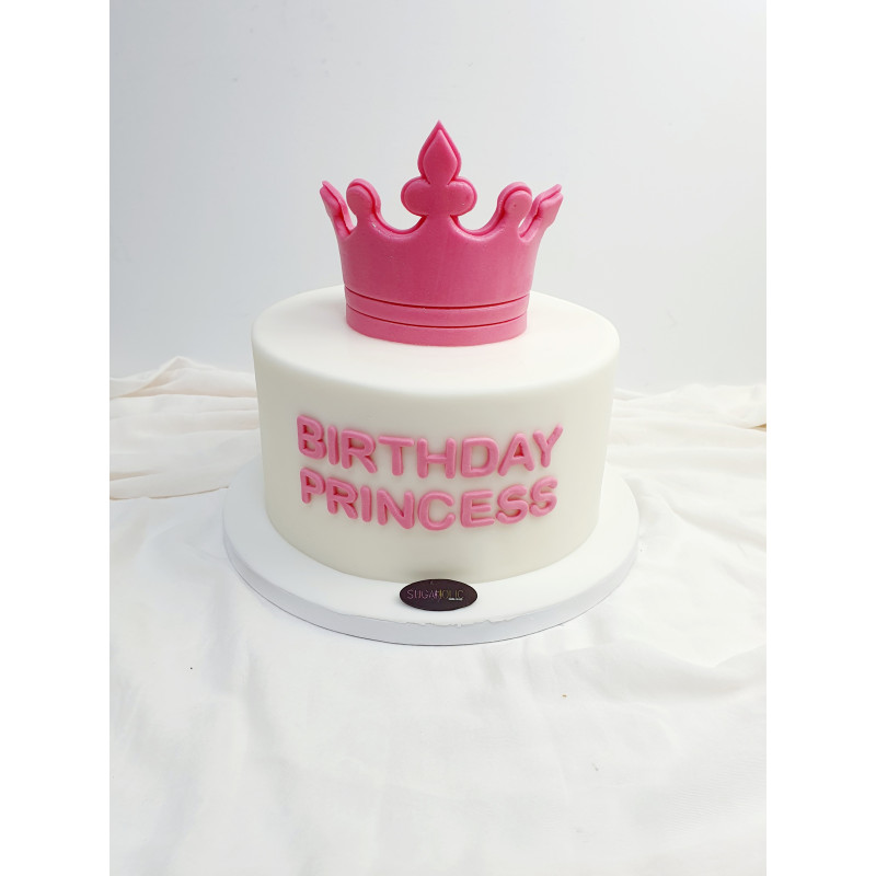 Pink Princess Crown Cake | ifood.tv | Princess birthday cake, Princess cake,  Cake